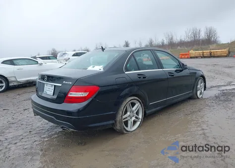 2013 Mercedes-Benz C 300 Luxury 4Matic/Sport 4Matic from USA, damaged, VIN WDDGF8AB9DR254857
